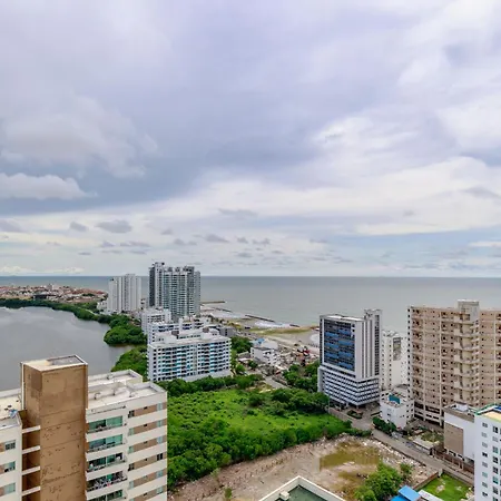 Exclusivo Duplex Con Vista Al Mar P24 Apartamento Cartagena